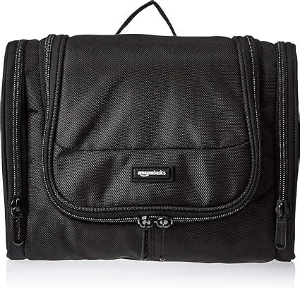 amazonbasics hanging travel toiletry kit bag black|amazon basics toiletry bag.